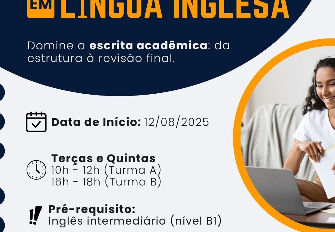 Curso CEL-0425: ESCRITA ACADÊMICA EM LÍNGUA INGLESA I