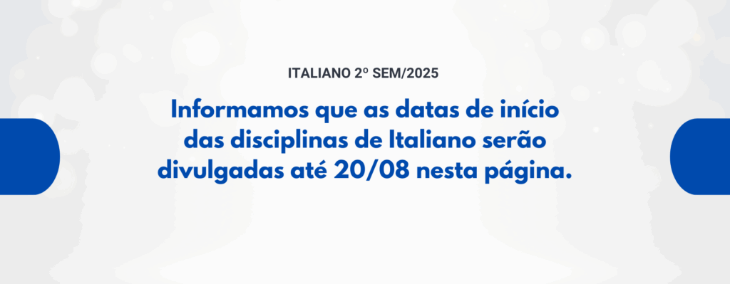 Turmas de Italiano