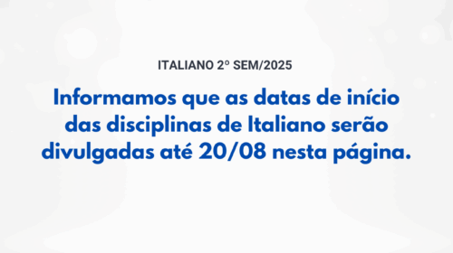 Turmas de Italiano